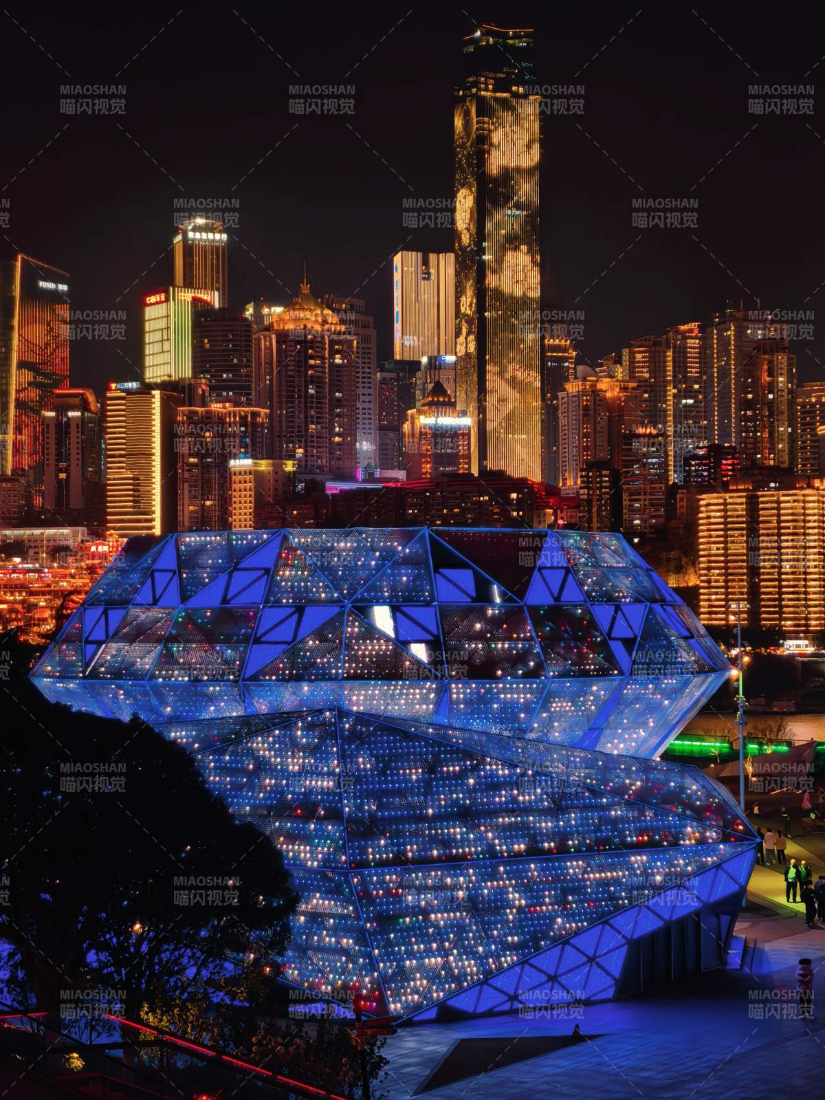 璀璨都市夜景图片