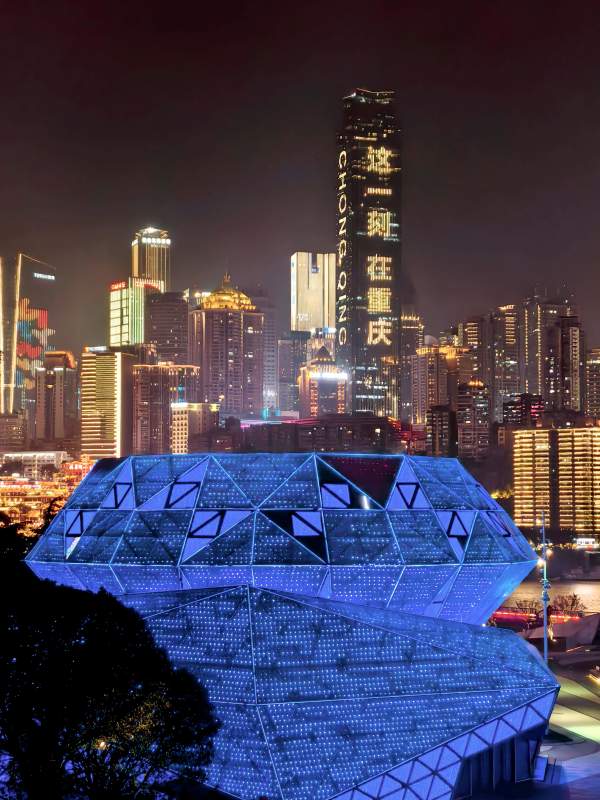 重庆夜景璀璨夺目图片