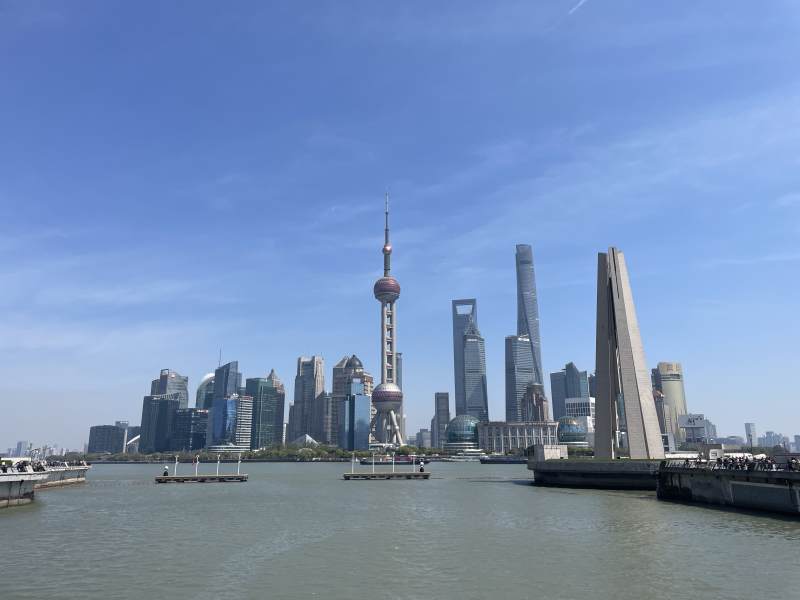 上海天际线美景图片