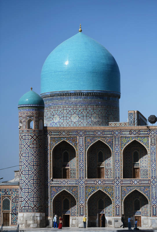 蓝色穹顶清真寺图片