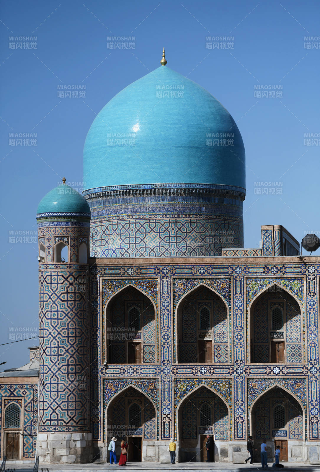 蓝色穹顶清真寺图片