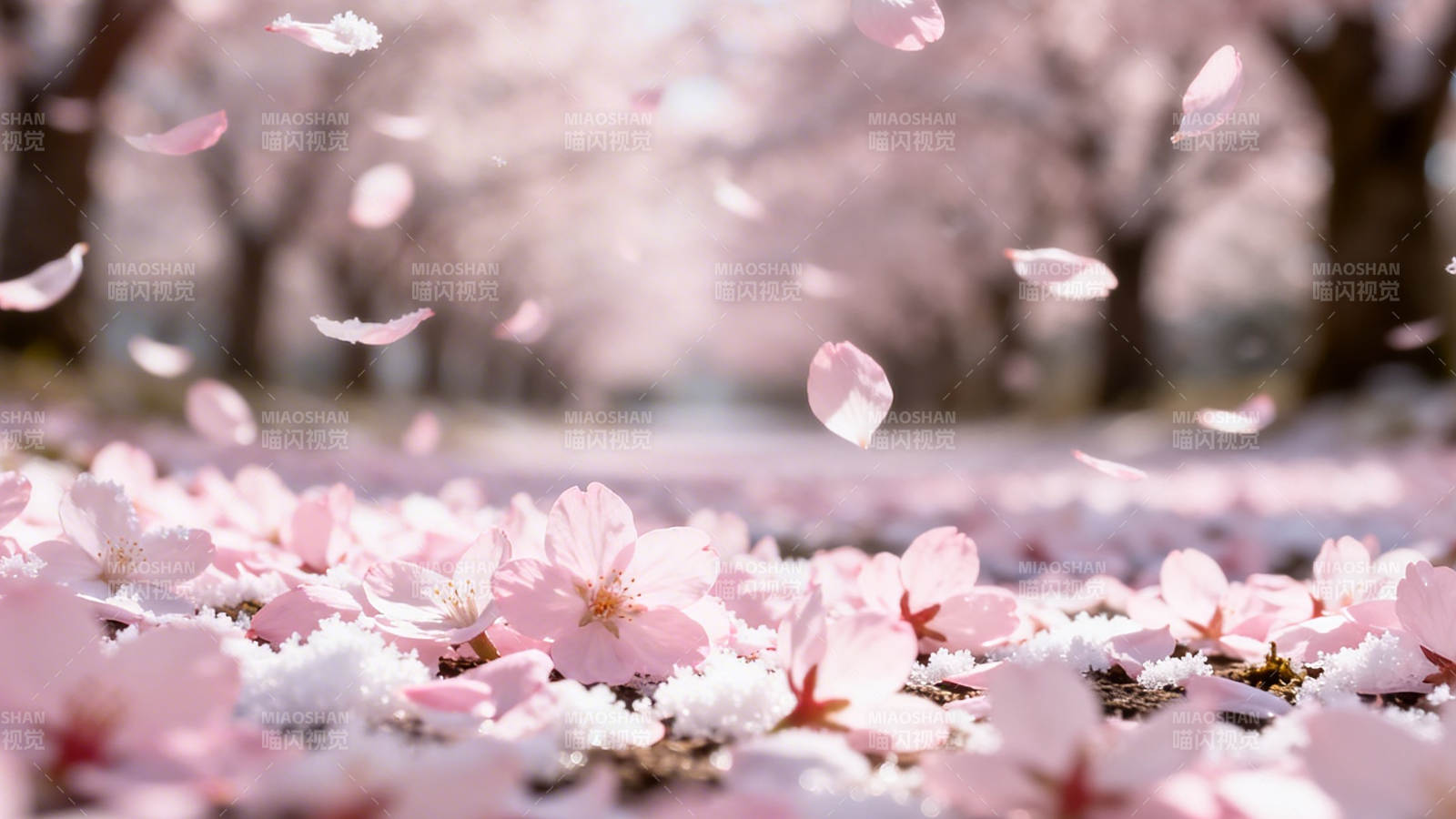 樱花纷飞 春意盎然图片