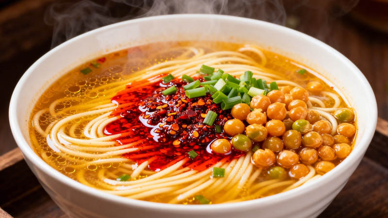 热辣鲜香面条图片