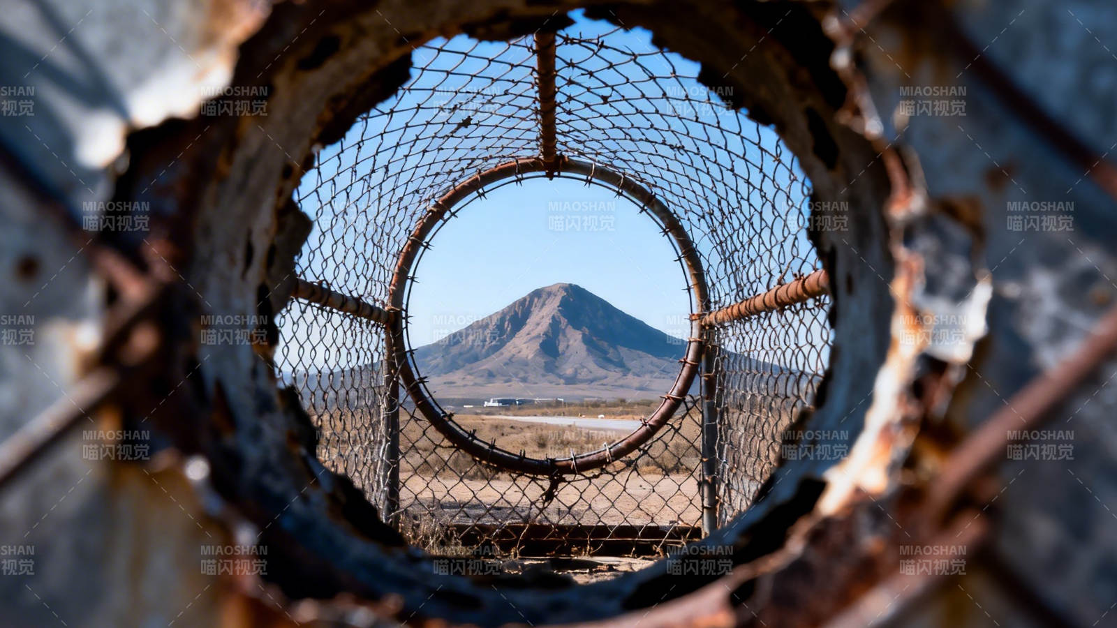 铁孔望山景图片