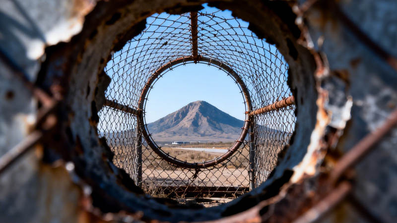 铁孔望山景图片