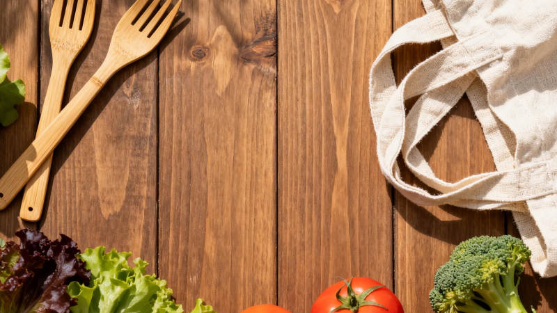 健康食材准备中图片