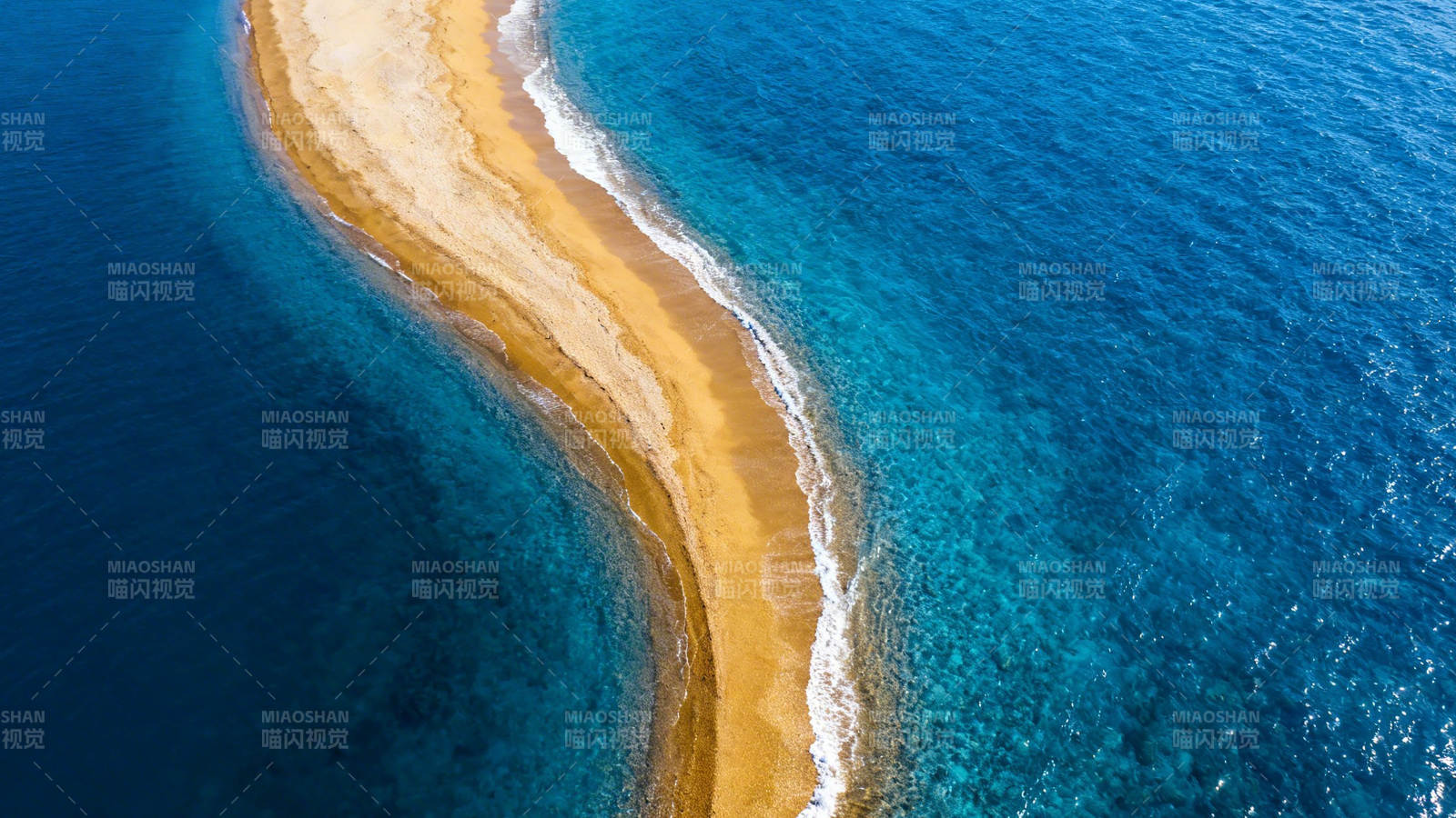 碧海金沙 曲岸如画图片