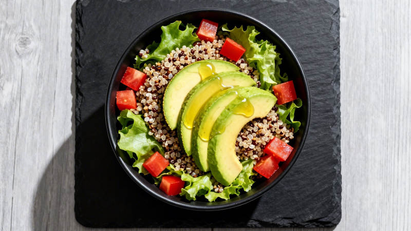 健康藜麦沙拉碗图片