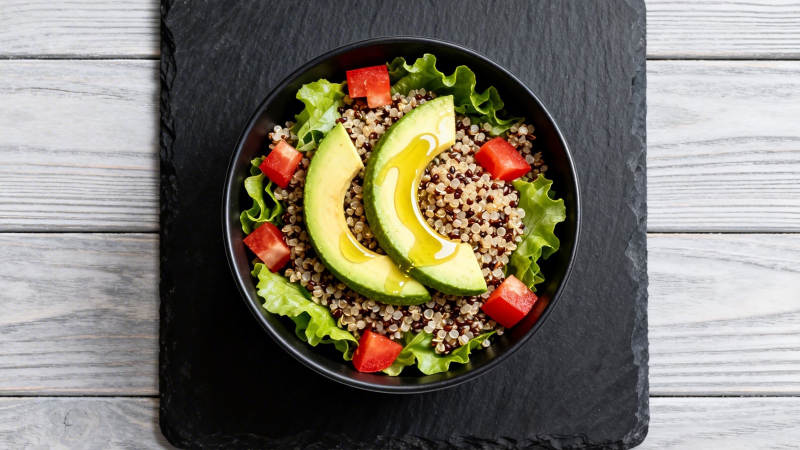 健康藜麦沙拉碗图片