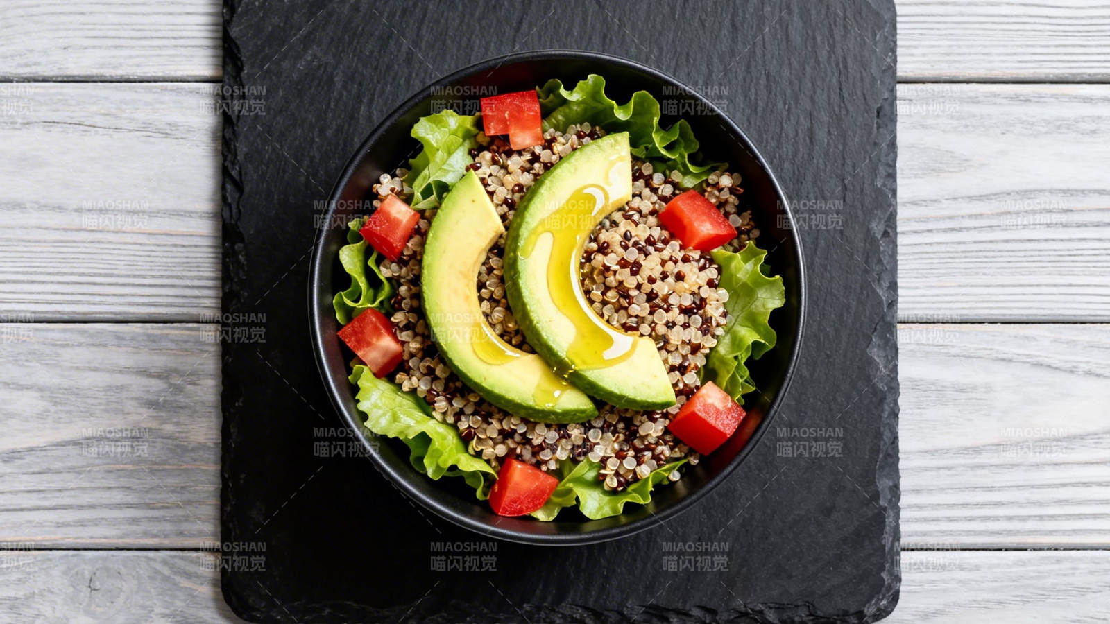 健康藜麦沙拉碗图片