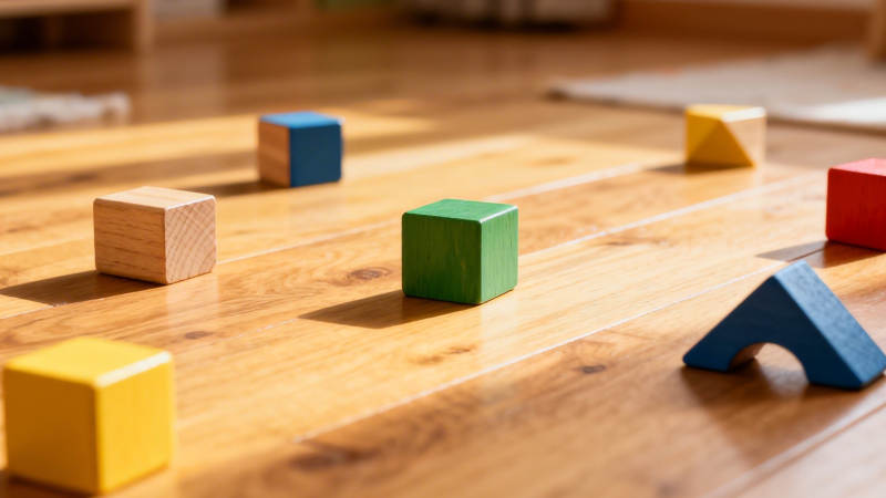 彩色积木拼图图片