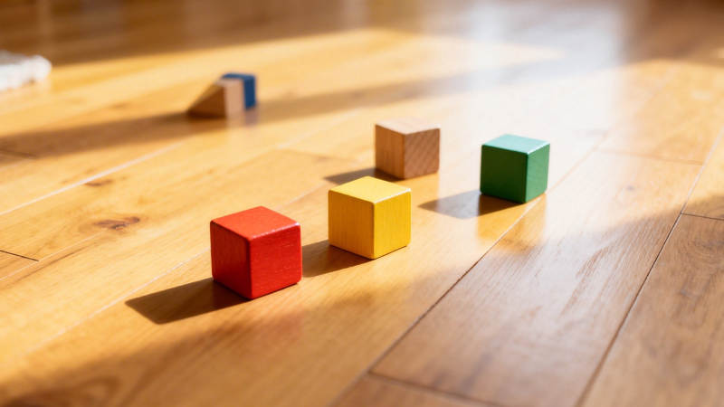 彩色积木排列图图片