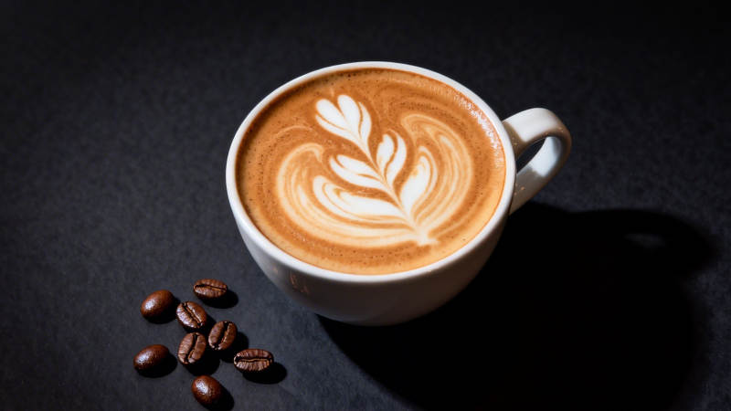 咖啡拉花艺术图片