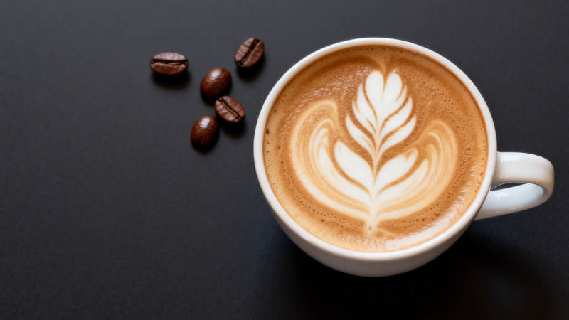 咖啡拉花艺术图片