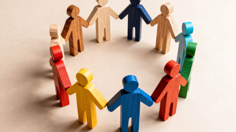 团结协作 共筑未来图片