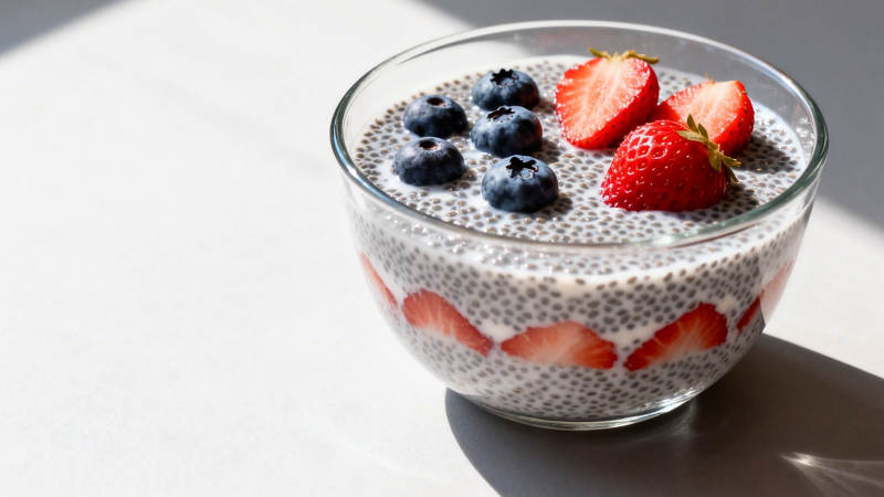 奇亚籽果碗图片