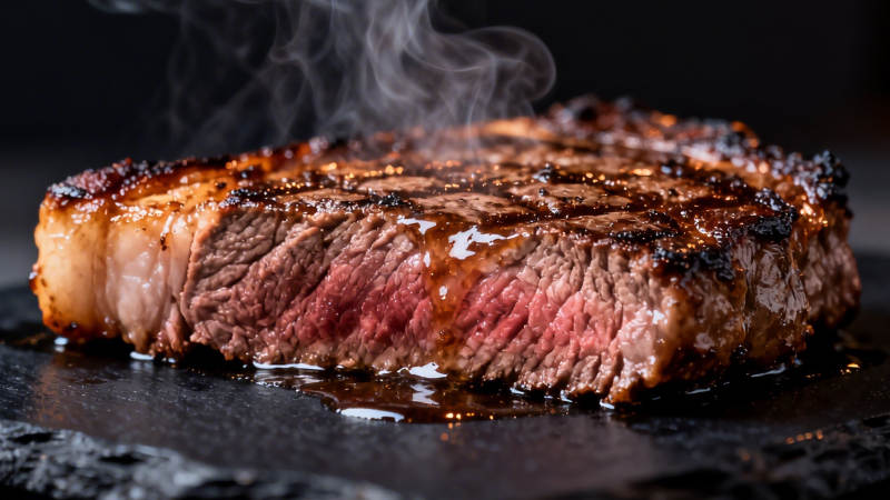 香煎牛排 外焦里嫩图片