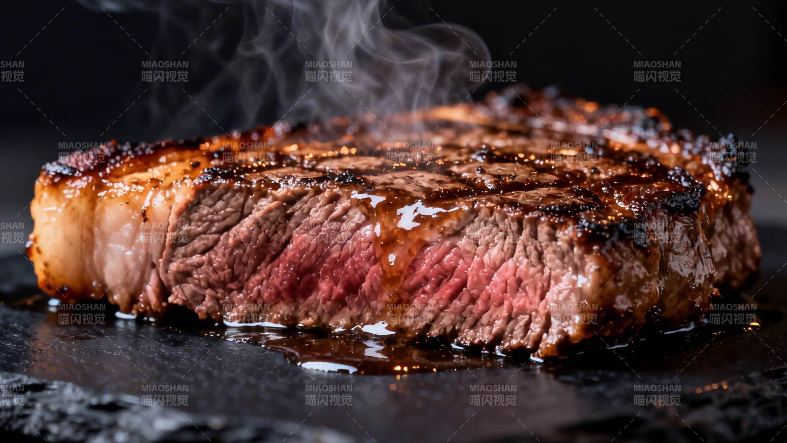 香煎牛排 外焦里嫩图片