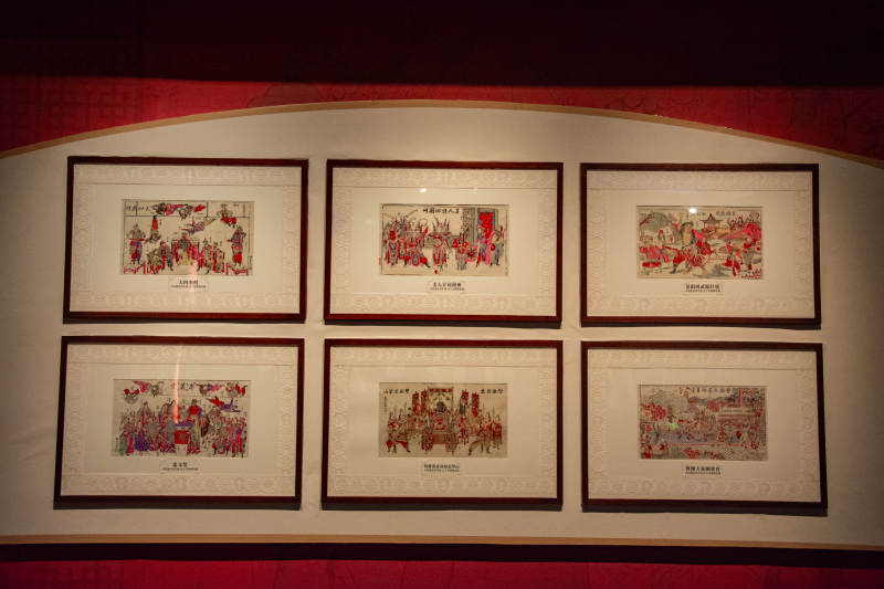 六幅古风画作展图片