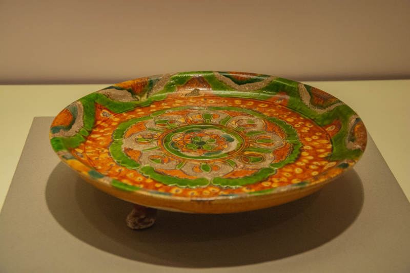彩绘陶盘图片