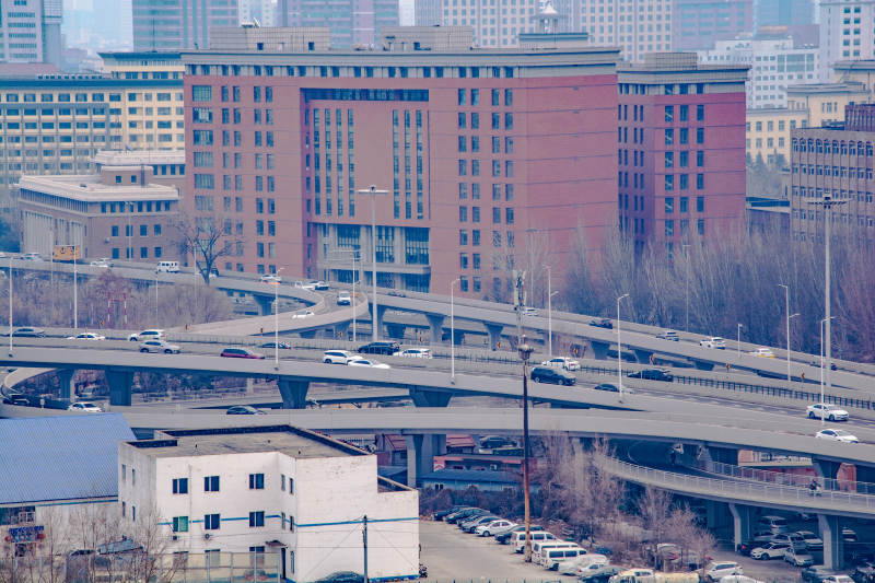 城市立交桥风光图片