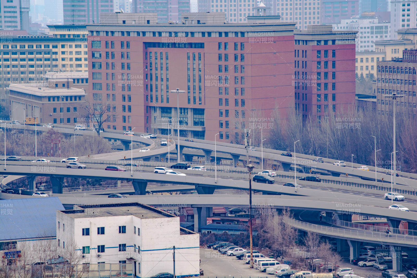 城市立交桥风光图片