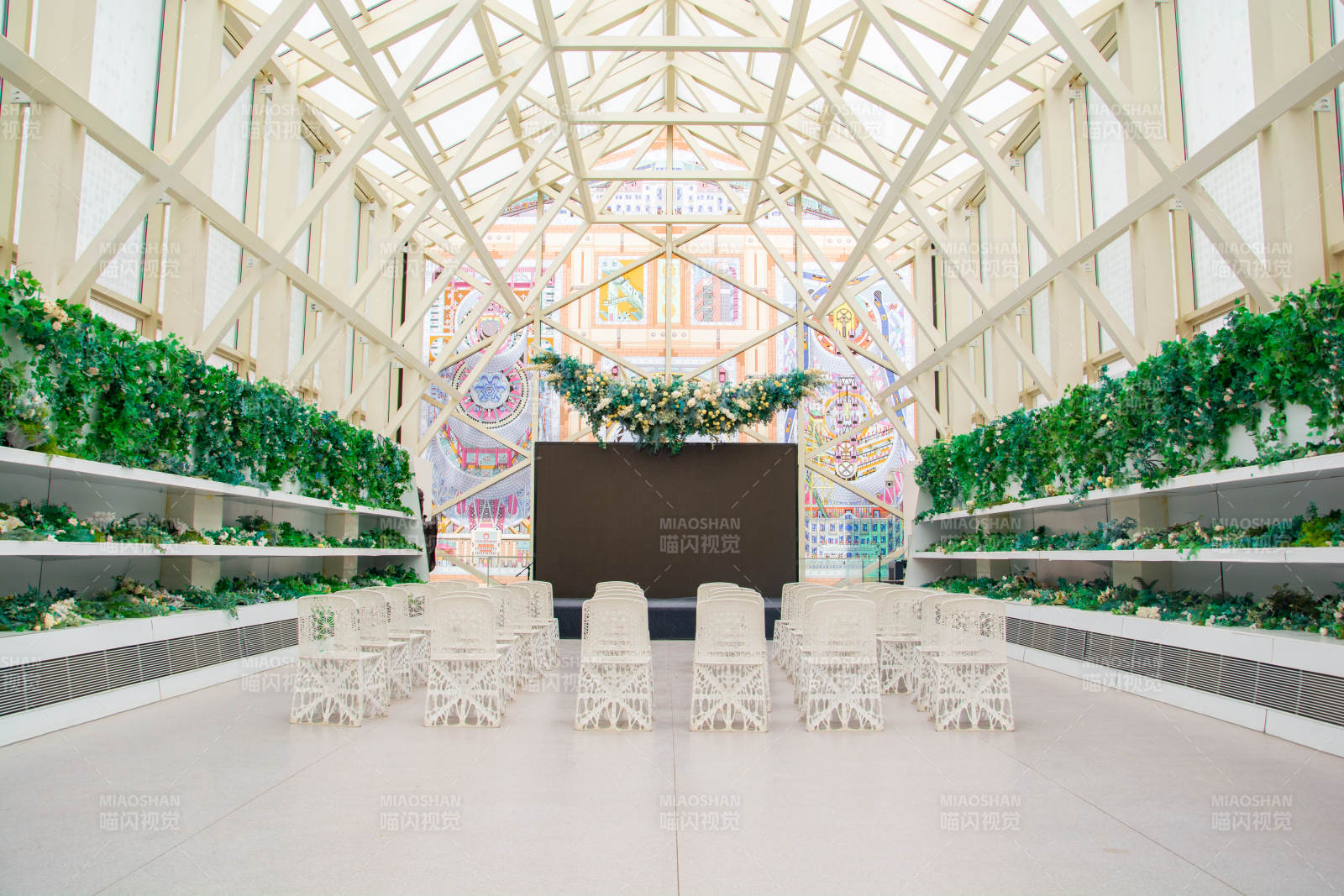 温室婚礼现场图片