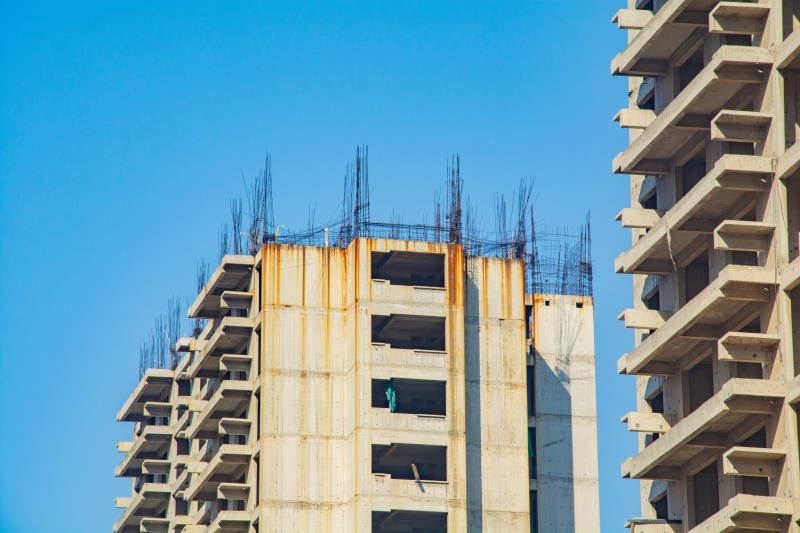 高楼建设中图片