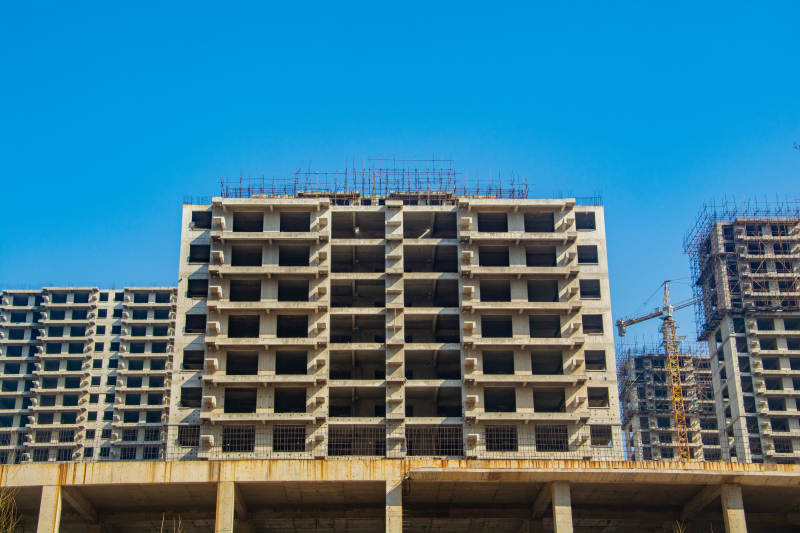 高楼建设中图片