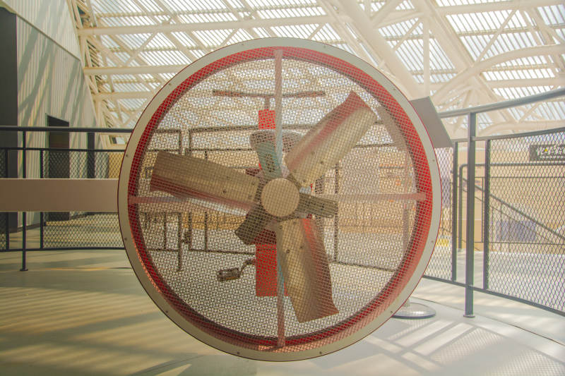 巨型风扇装置展示图片