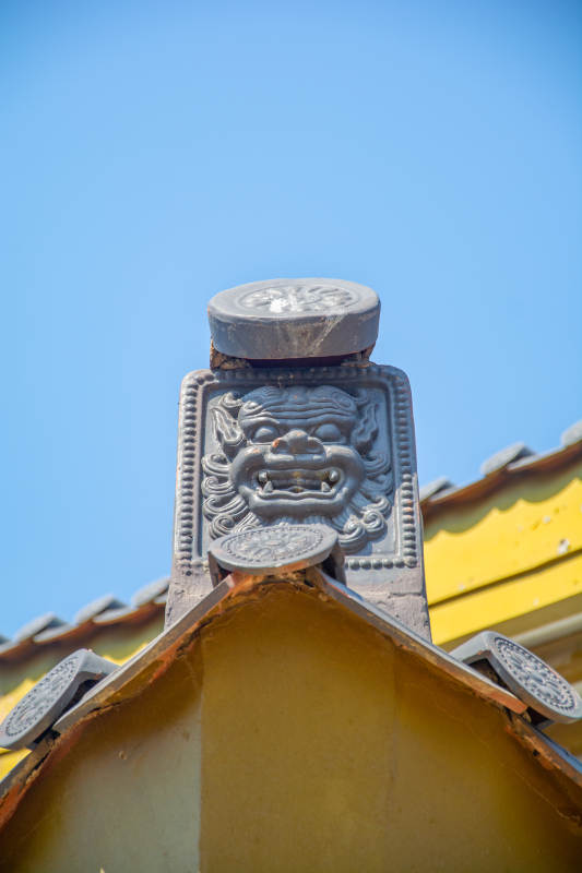 屋脊兽雕饰图片