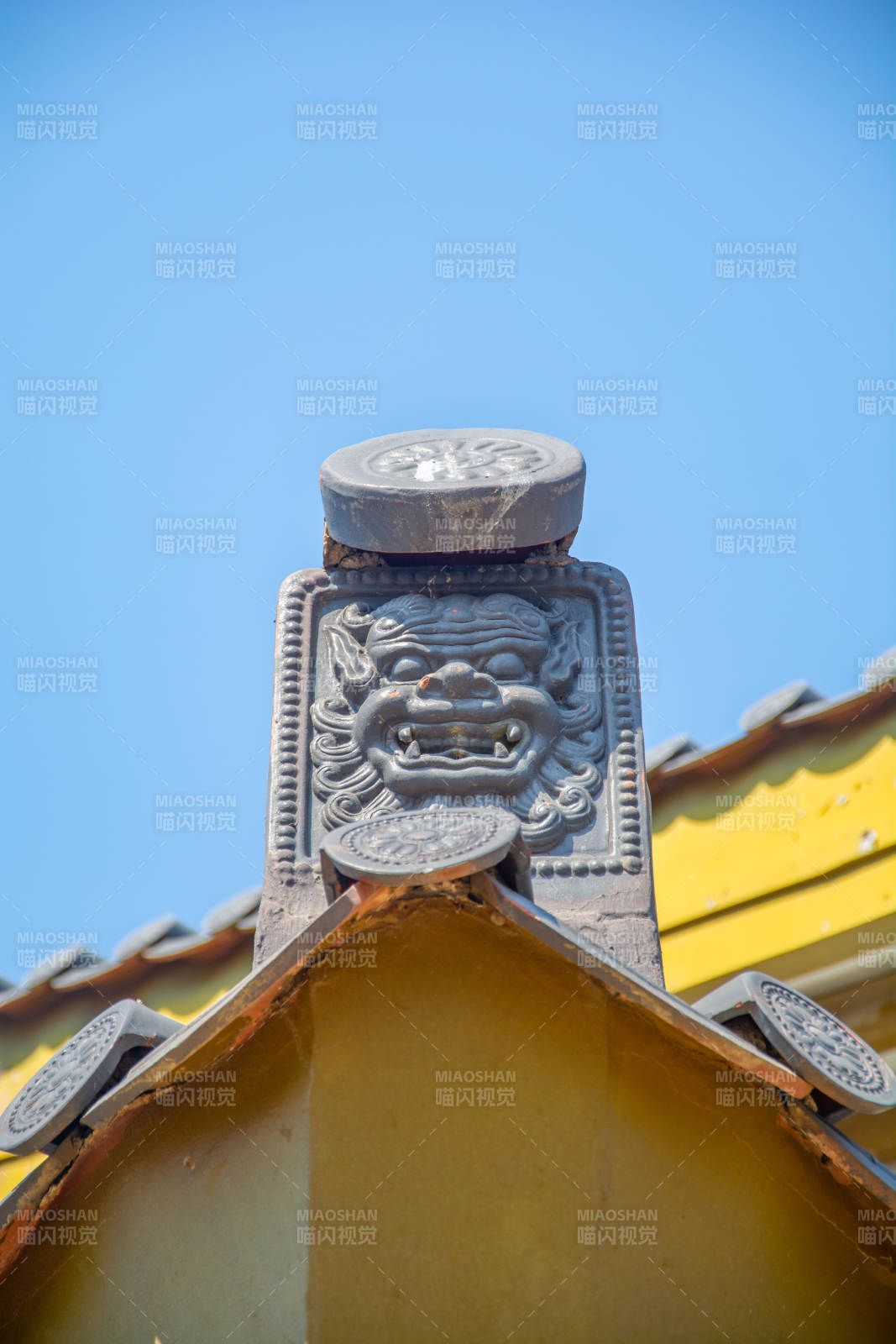 屋脊兽雕饰图片