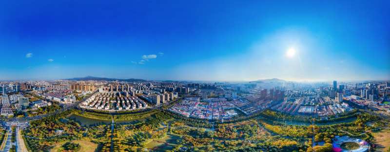 城市全景图图片