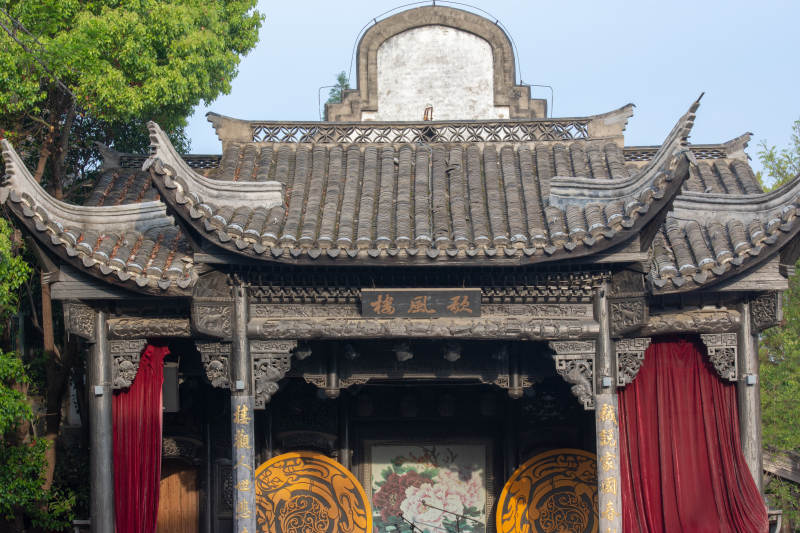 古戏台风光图片