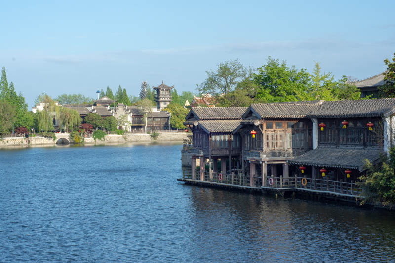 水乡古建筑风光图片