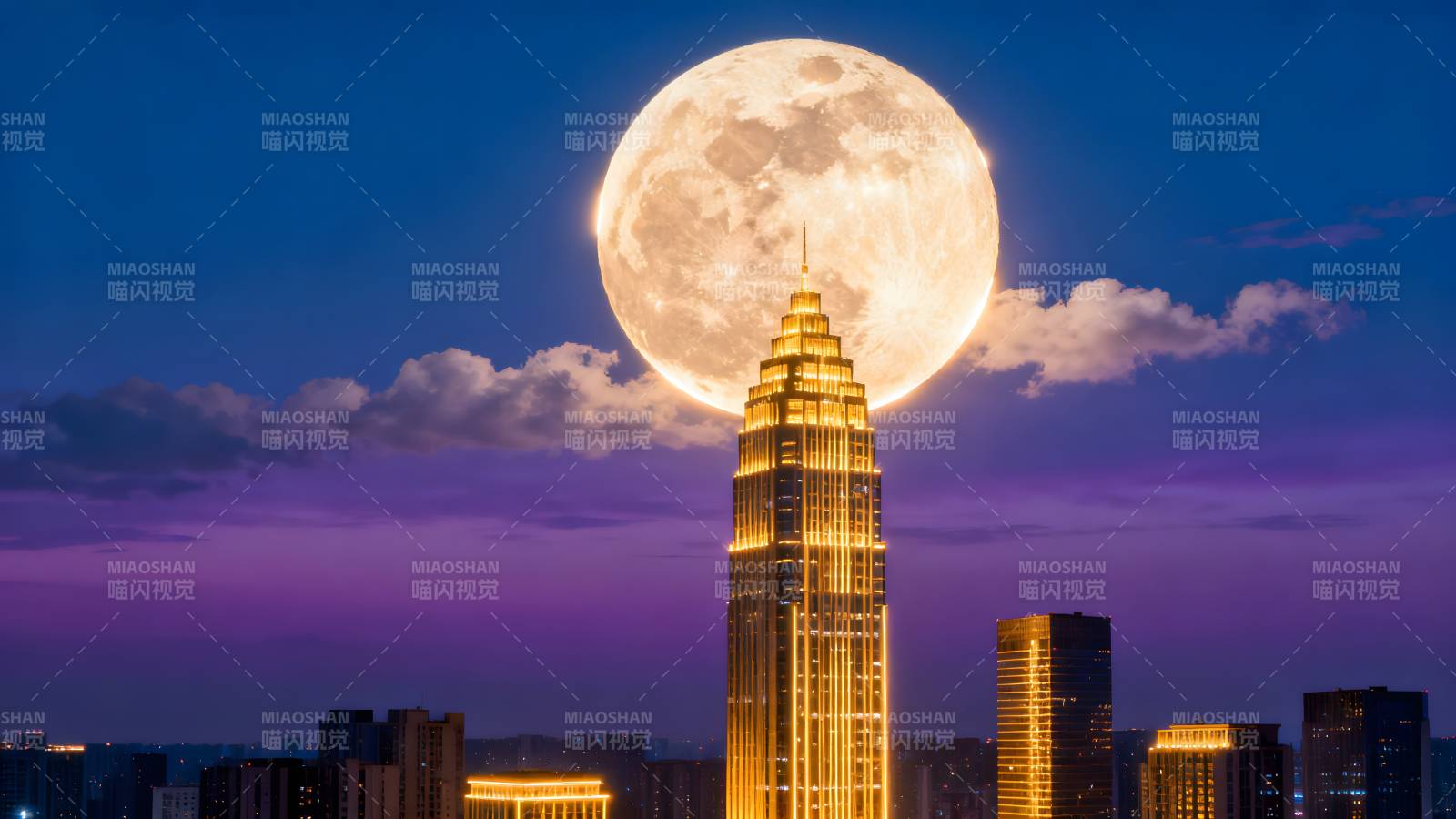 明月映城楼图片