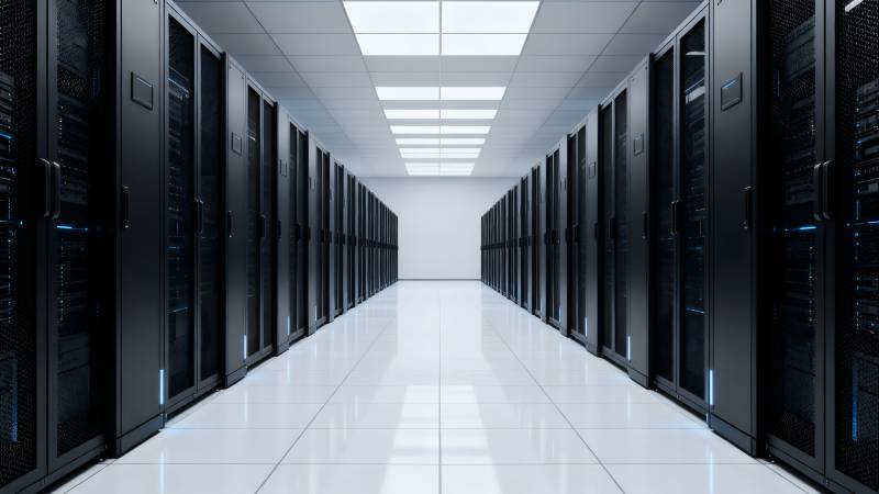 数据中心机房走廊图片