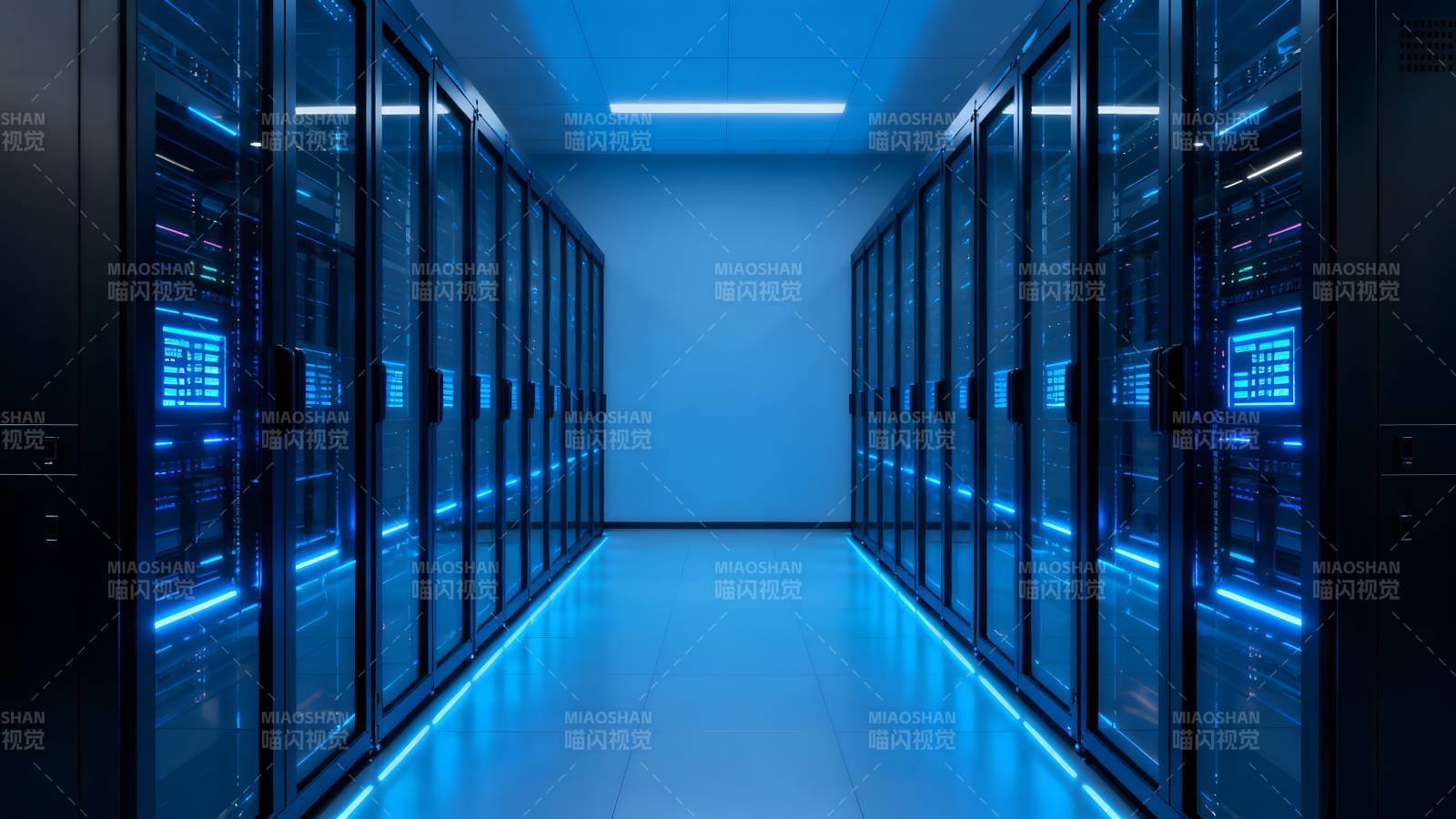 数据中心走廊图片