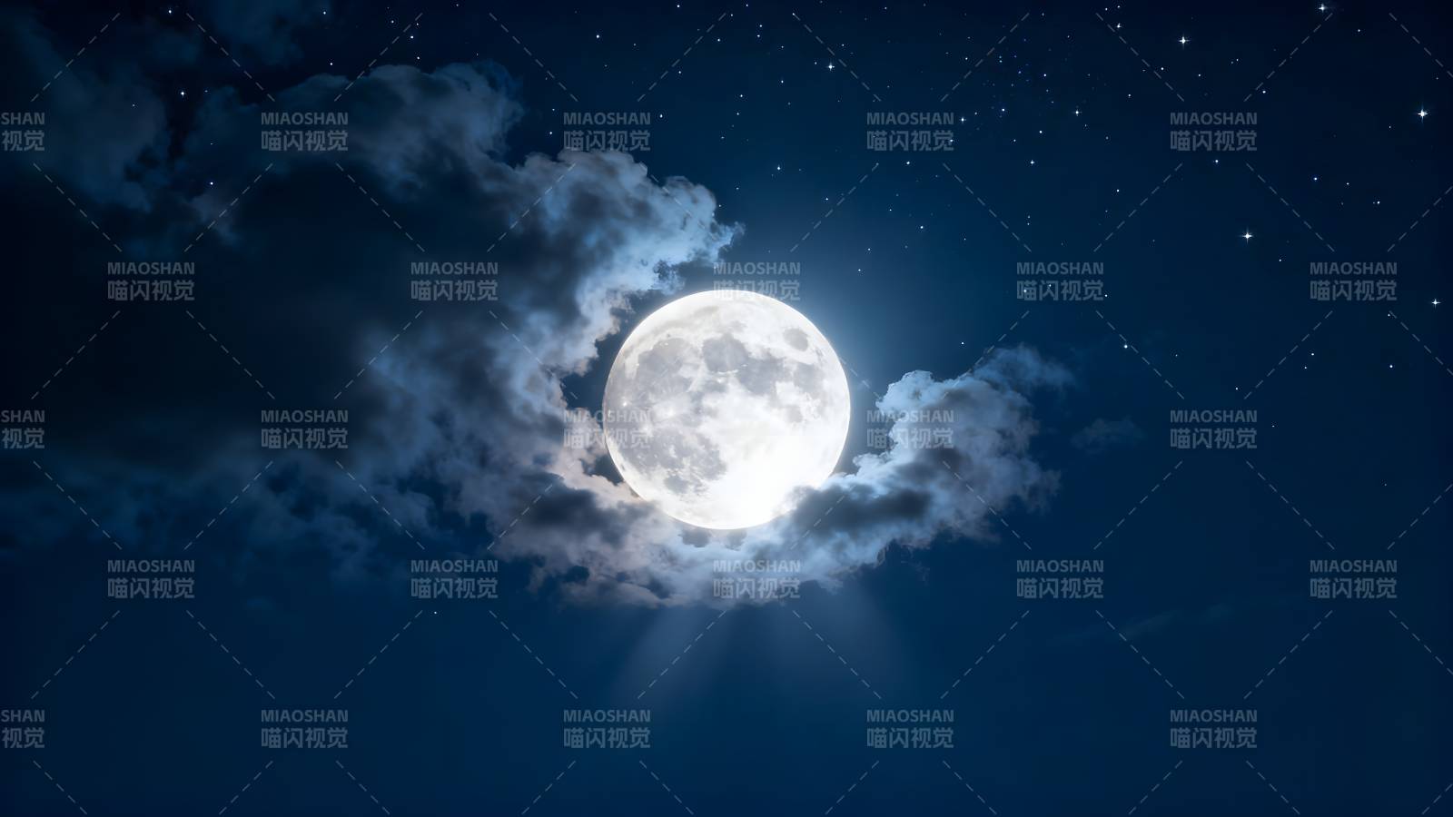 明月照云夜图片