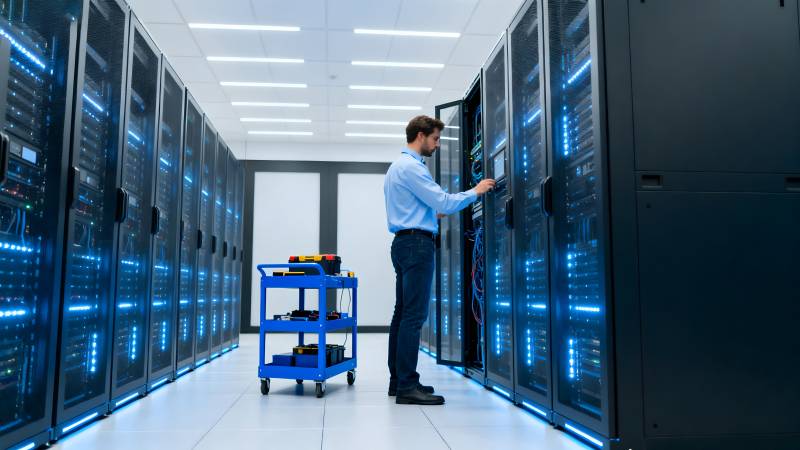 数据中心运维现场图片