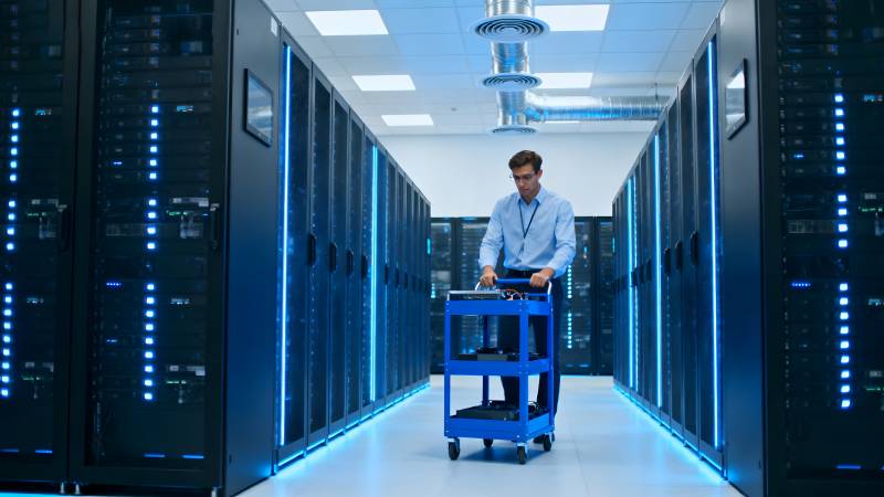 数据中心运维现场图片