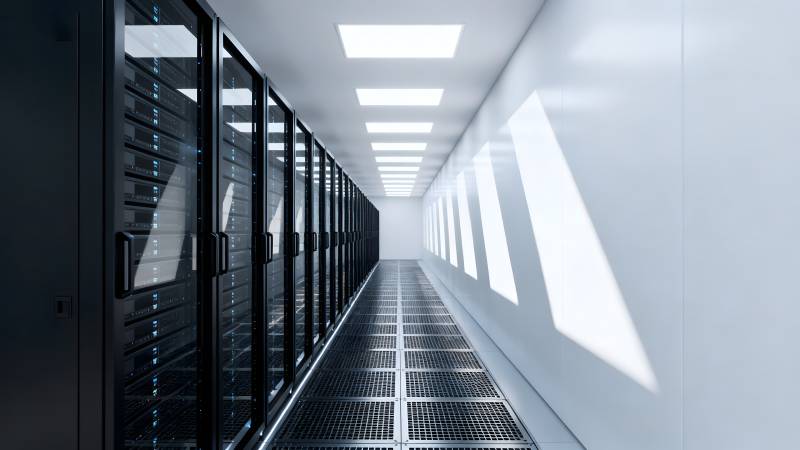 数据中心走廊图片