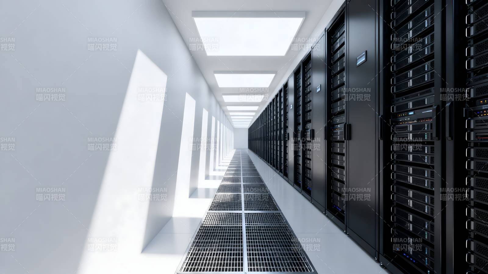 数据中心走廊图片