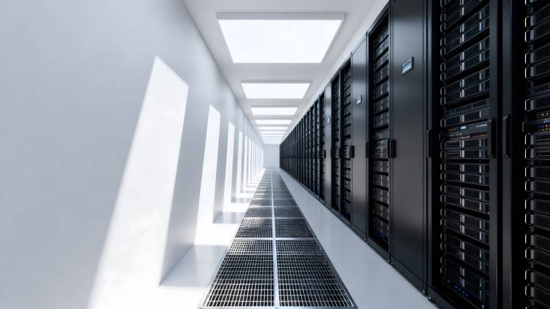 数据中心走廊图片