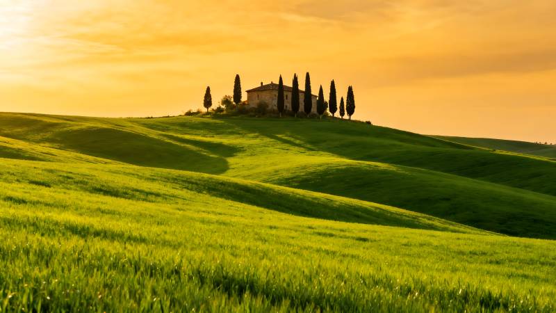 托斯卡纳田园风光图片