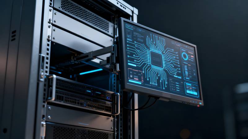 服务器机柜监控图片