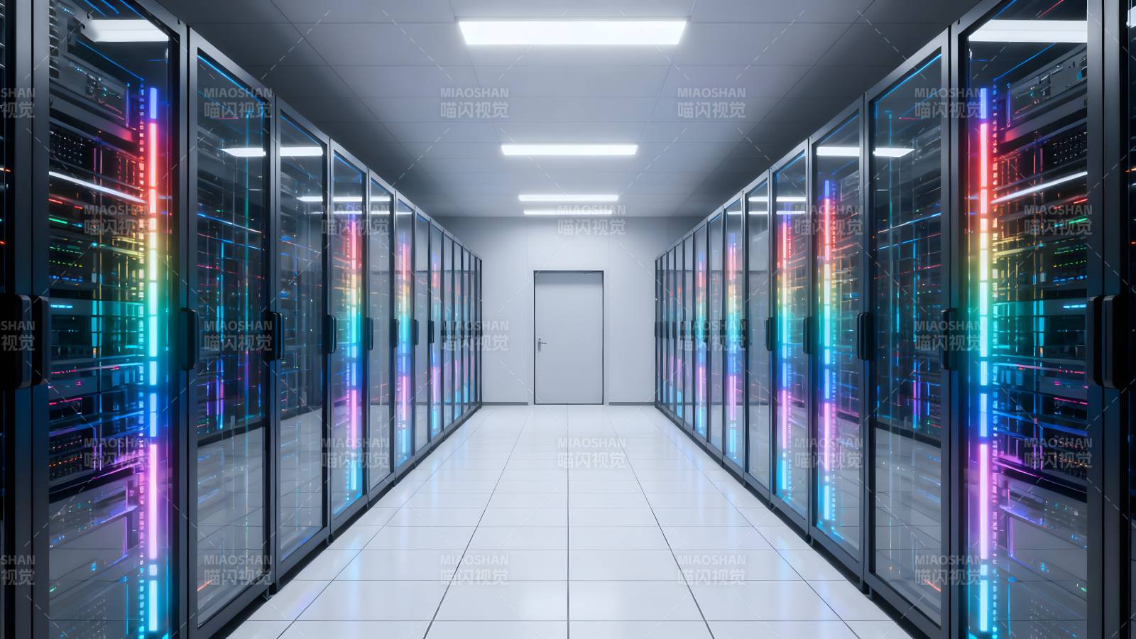 炫彩数据中心走廊图片