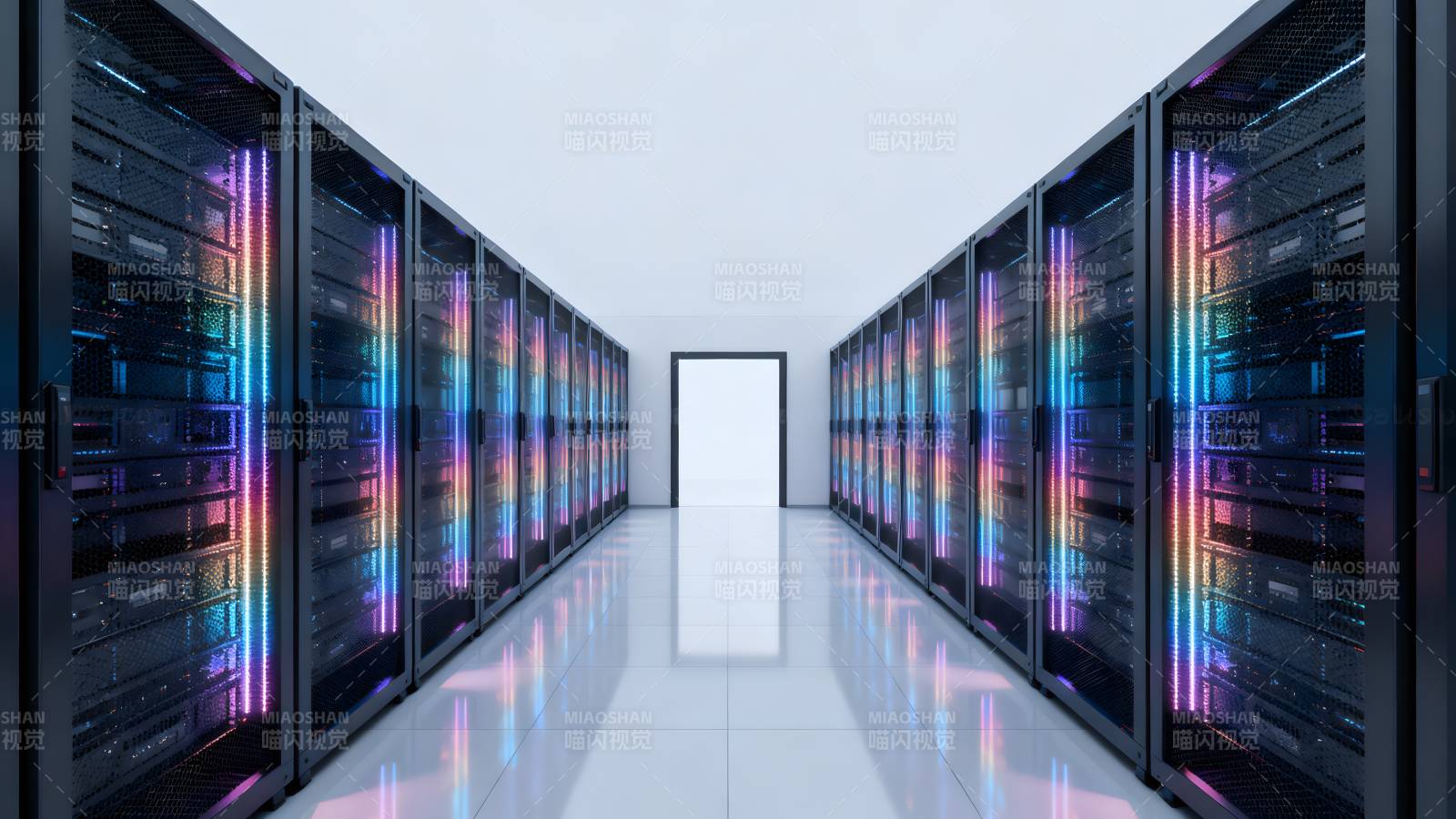 数据中心走廊图片