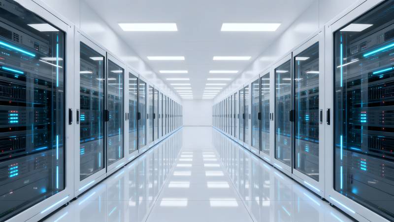 数据中心走廊图片