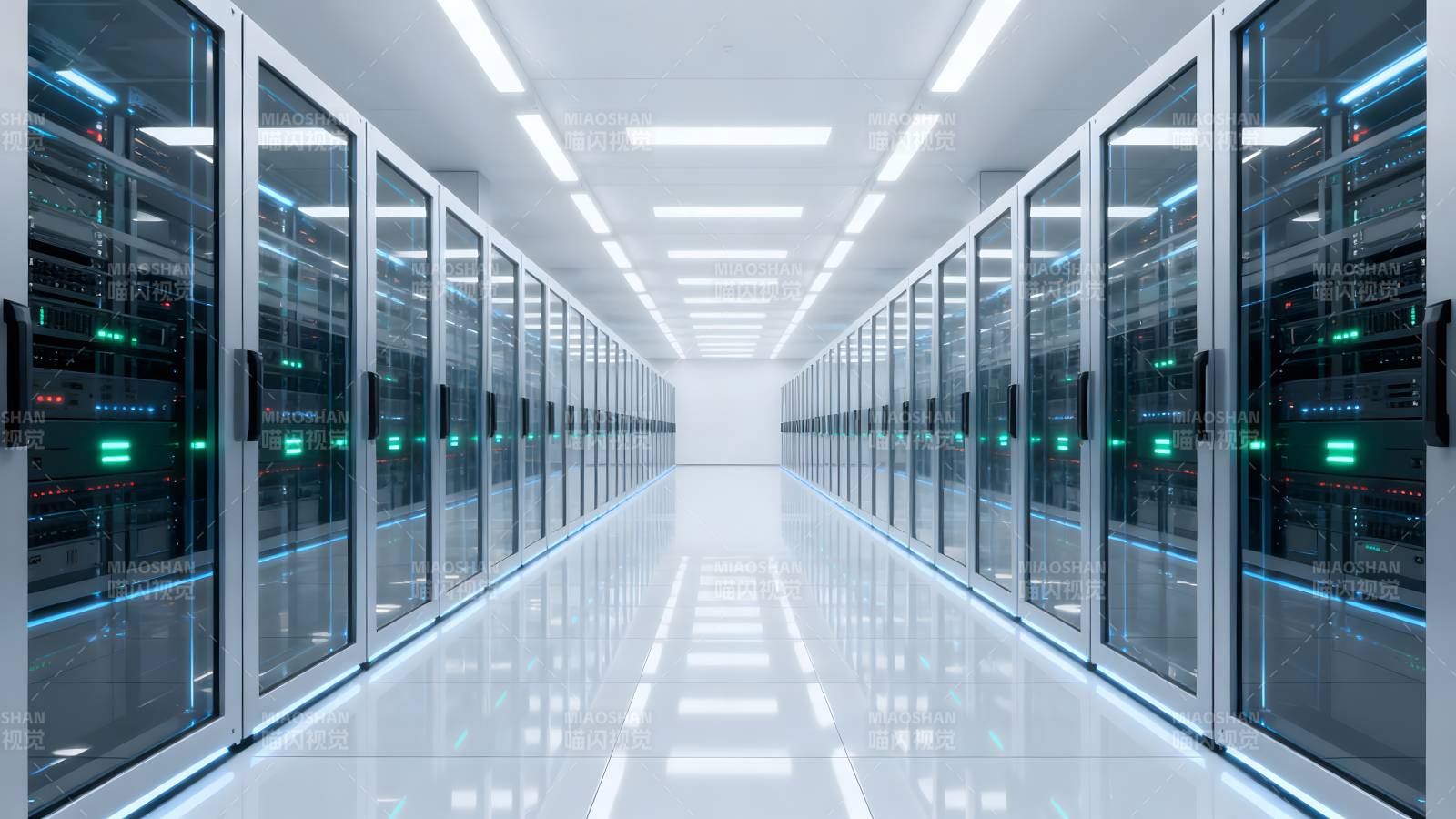 数据中心走廊图片